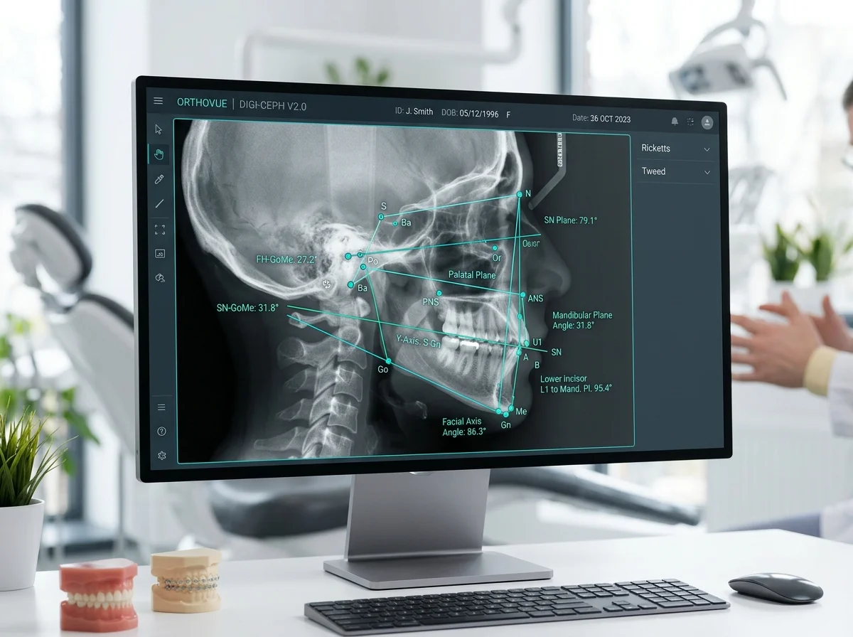 FMBODS Cephalometric Analysis on Modern Clinic Workstation